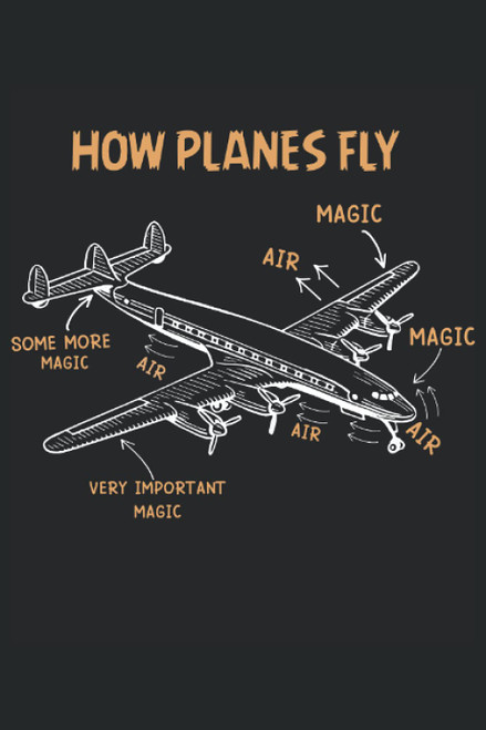How Planes Fly: Aviation Notebook / Journal 6x9 Inches