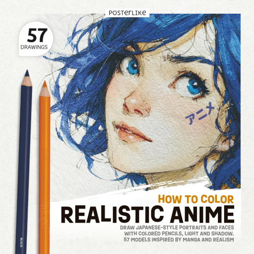 How to Color Realistic Anime: Draw Japanese-Style Portraits and Faces