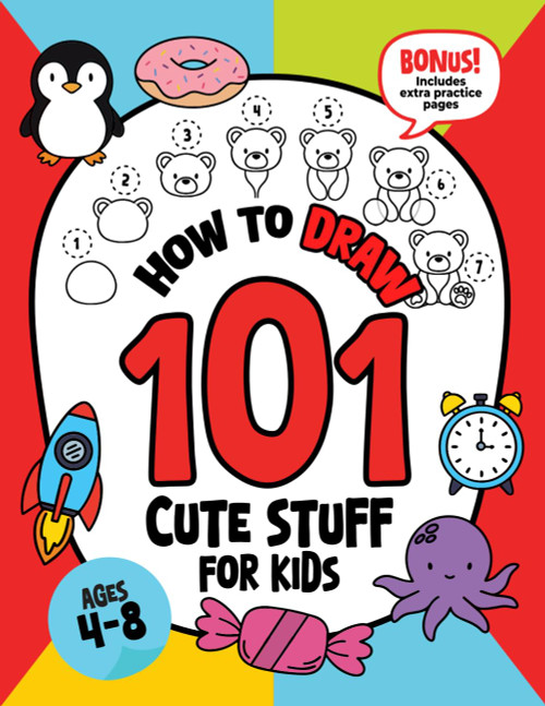 How to draw 101 cute stuff for kids