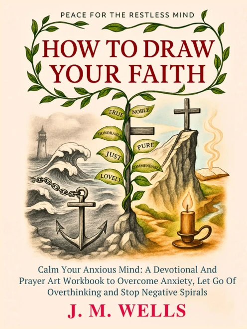 HOW TO DRAW YOUR FAITH: Calm Your Anxious Mind: A Devotional And Prayer