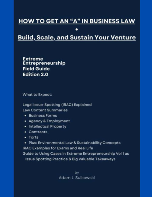 How to Get an "A" in Business Law + Build
