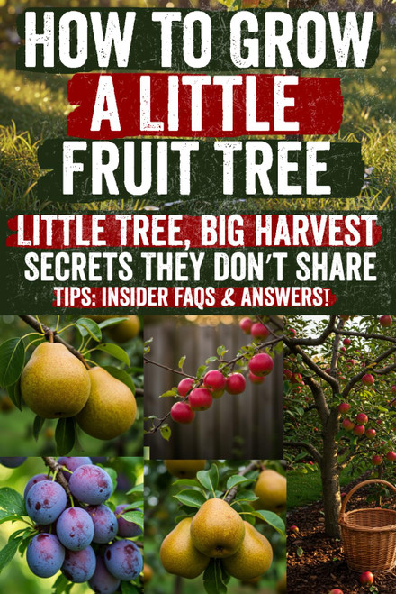 How to Grow a Little Fruit Tree: Grow Juicy Fruit in Tiny Spaces: The