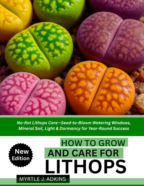 HOW TO GROW AND CARE FOR LITHOPS: No-Rot Lithops Care—Seed-to-Bloom Watering Windows