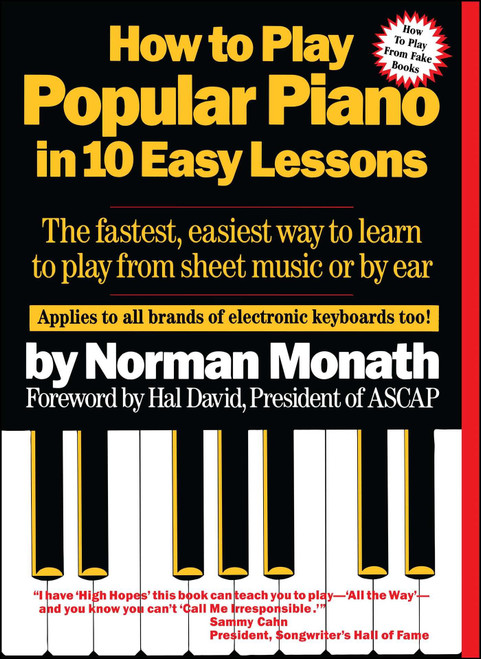 How to Play Popular Piano in 10 Easy Lessons: The Fastest