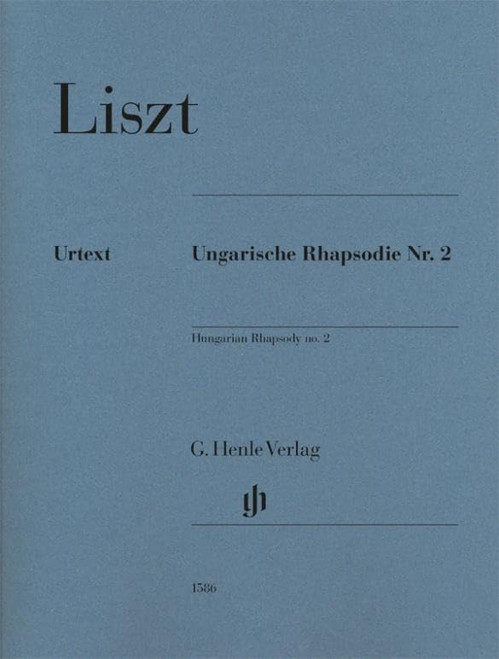 Hungarian Rhapsody No. 2 for Piano (English and French and German Edition)