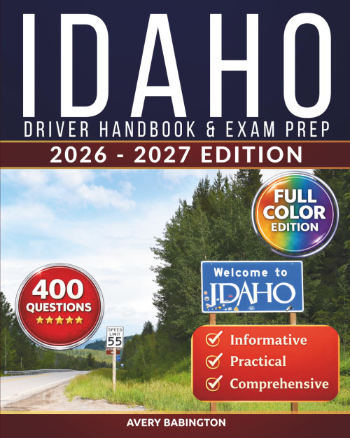 Idaho Driver Handbook & Exam Prep: 400 Practice Questions