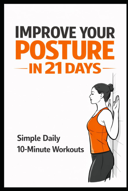 Improve Your Posture in 21 Days: Simple Daily 10-Minute Workouts to