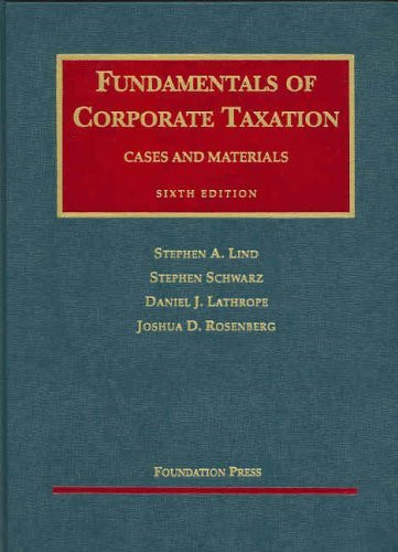 Fundamentals Of Corporate Taxation