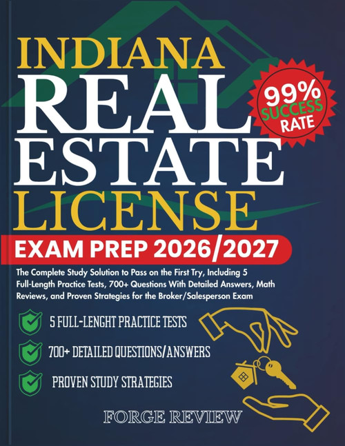 INDIANA Real Estate License Exam Prep 2026/2027