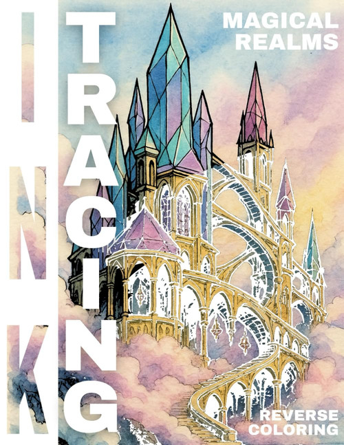 Ink Tracing Magical Realms Coloring Book