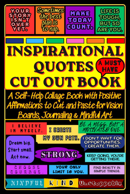Inspirational Quotes Cut Out Book