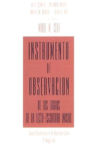 Instrumento de observacion de los logros de la lecto-escritura inicial