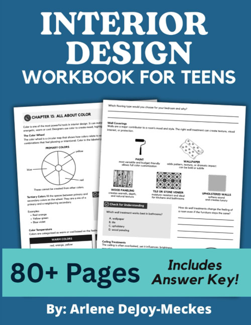 Interior Design Workbook for Teens: Creative Home Design Activities