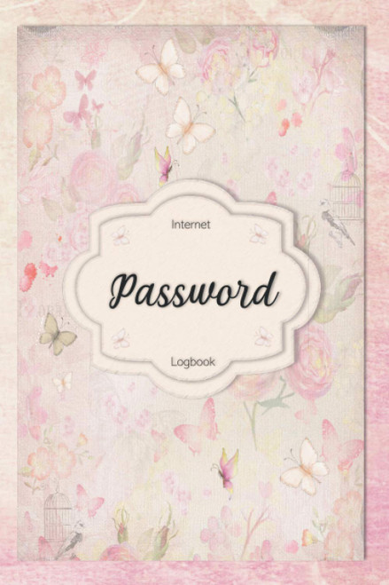 Internet Address & Password Log Book With Alphabetical Tabs