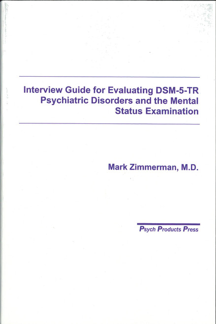 Interview Guide for Evaluation of DSM-5 Psychiatric Disorders and the