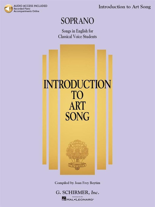 Introduction to Art Song for Soprano (Book/Online Audio)