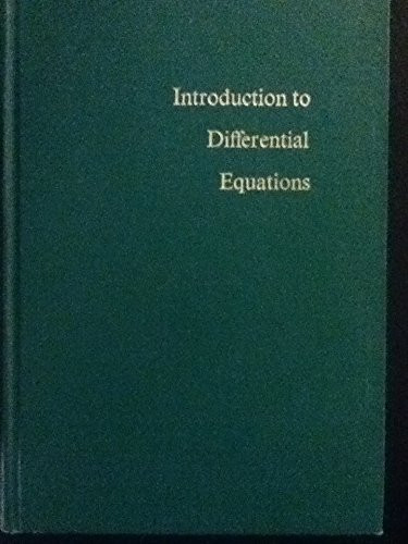 Introduction to Differential Equations