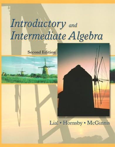 Introductory and Intermediate Algebra