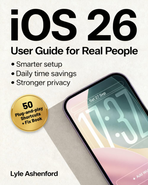 iOS 26 User Guide for Real People