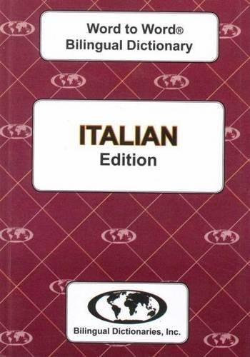 Italian edition Word To Word Bilingual Dictionary
