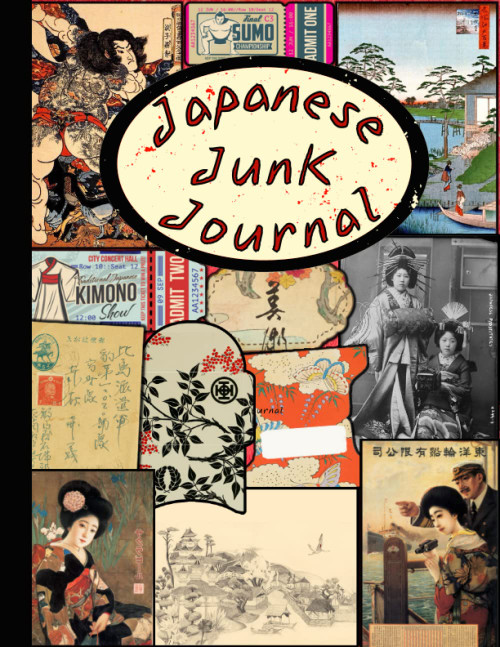 Japanese Junk Journal: A Japanese Themed Collection of Authentic Ephemera