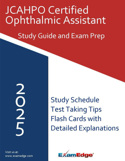 JCAHPO Certified Ophthalmic Assistant (COA) Study Guide