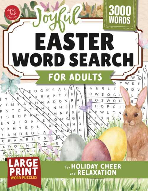 Joyful Easter Word Search for Adults