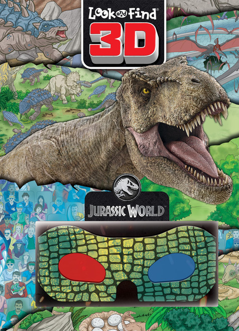 Jurassic World 3D Look and Find Activity Book! - 3D Glasses Included! -