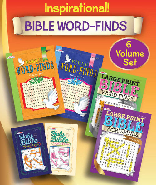 KAPPA Super Saver BIBLE Word-Finds Assorted Word Search Puzzle Book Pack