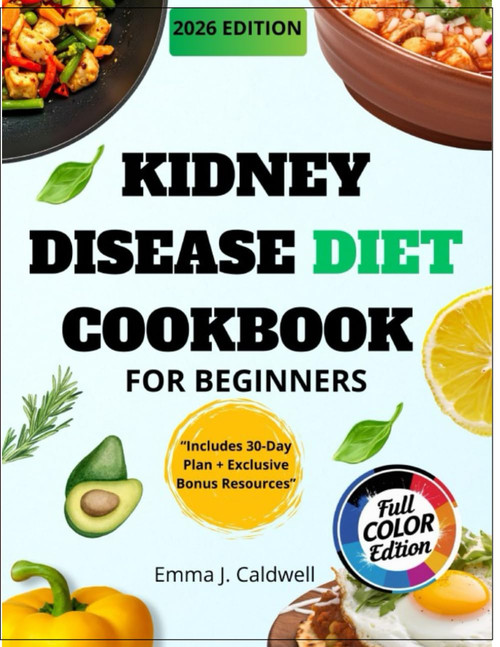 Kidney disease diet cookbook for beginners: A 30-Day Plan with Easy