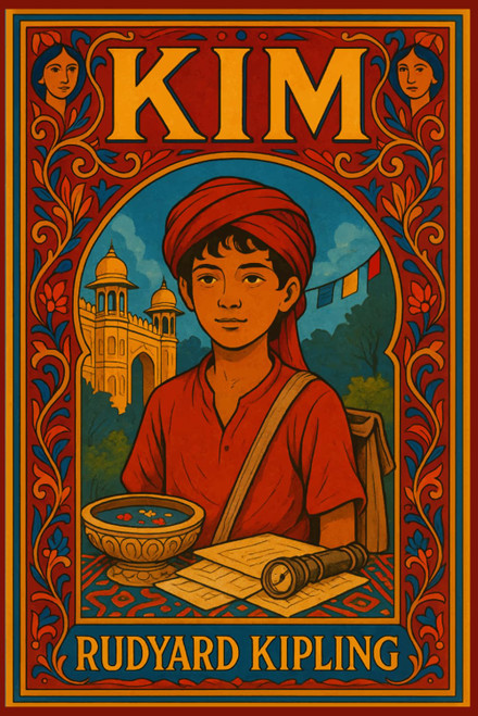 Kim: 1901 Illustrated Classic by Rudyard Kipling