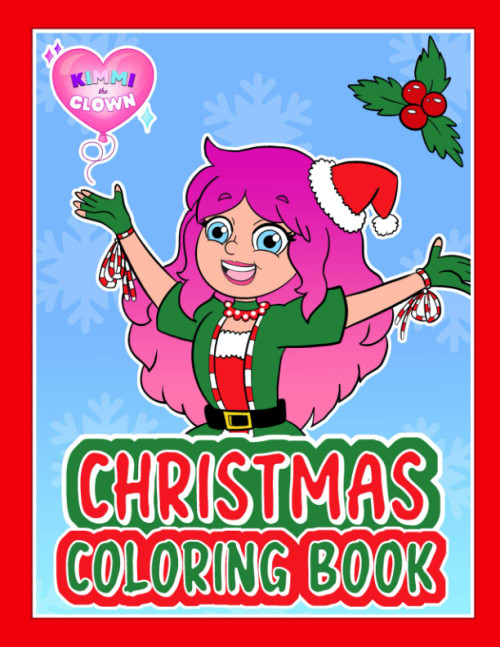 Kimmi The Clown Christmas Coloring Book