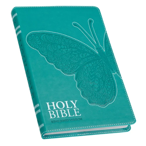 KJV Holy Bible, Gift Edition for Girls – Faux Leather, Teal