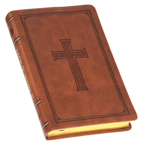 KJV Holy Bible, Standard Size Faux Leather Red Letter Edition Thumb