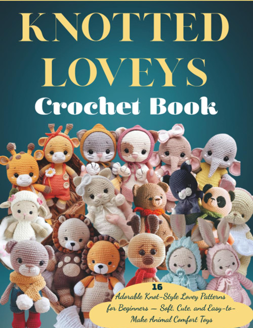 Knotted Loveys crochet book: 16 Adorable Knot-Style Lovey Patterns for