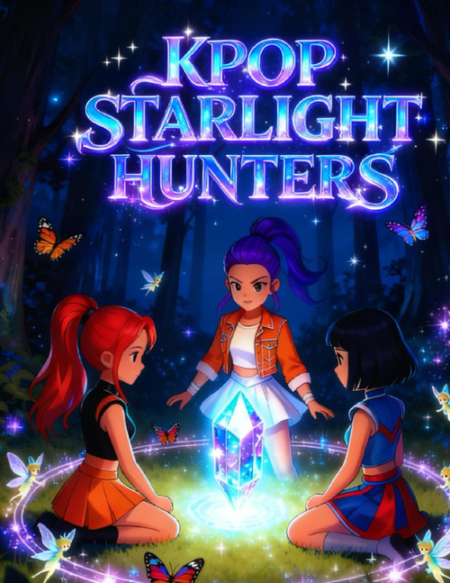 Kpop Starlight Hunters: Inspiring Kids Story Book About Courage