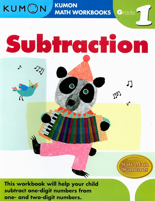 Kumon Grade 1 Subtraction, Ages 6-7, 96 pages