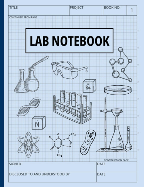 Lab Notebook: 5x5 Quad Ruled Laboratory Graph Paper Notebook