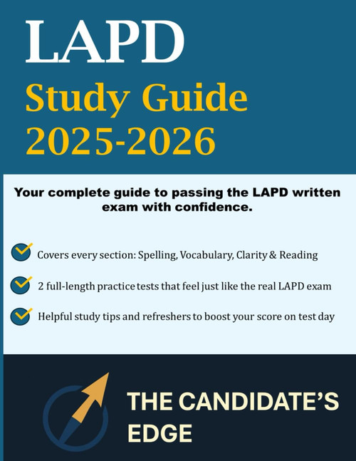 LAPD Study Guide 2025-2026