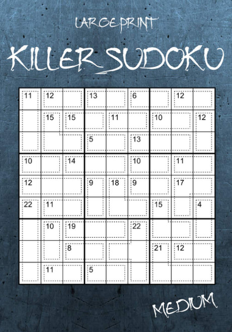 Large Print Medium Killer Sudoku