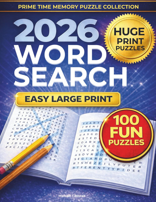 Large Print Word Search (Prime Time Memory Puzzle Collection)