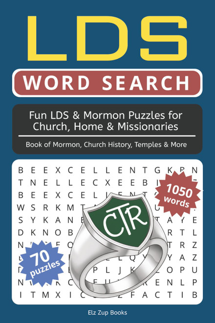 LDS Word Search Book: 70 Fun LDS & Mormon Word Search Puzzles for Church