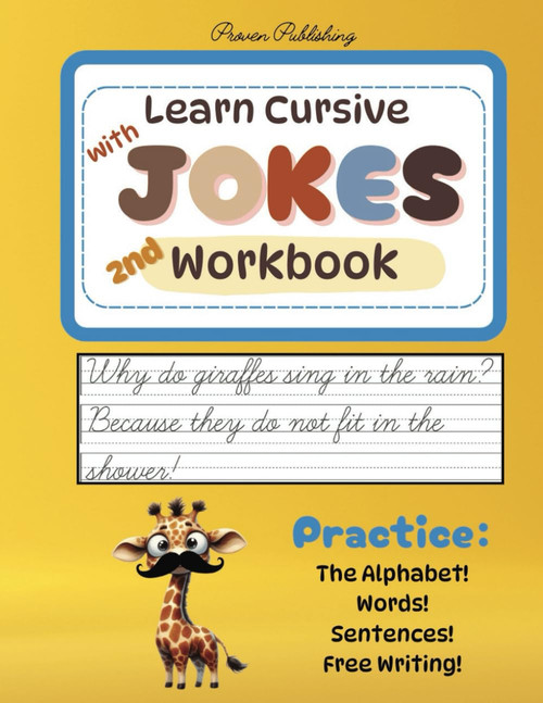 Learn Cursive with Jokes 2nd Workbook