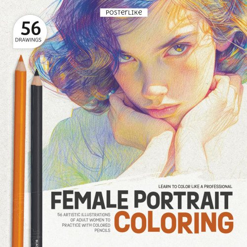 Learn to Color Like a Professional. Female Portrait Coloring