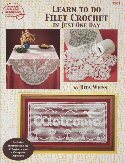 Learn To Do Filet Crochet In Just One Day - #1281