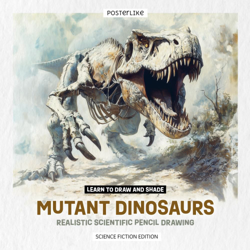 Learn to Draw and Shade Mutant Dinosaurs