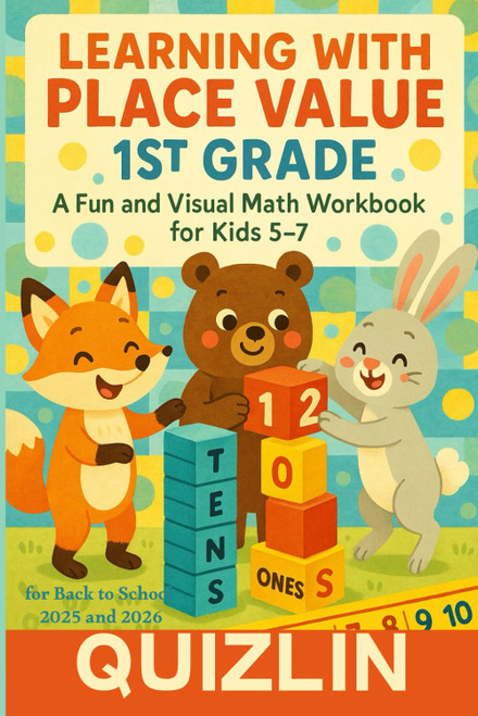 Learning with Place Value 1st Grade: A Fun and Visual Math Workbook for Kids 5–7 for Back