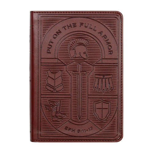 Legacy Standard Bible, Compact Edition - Paste-Down Brown Armor of God