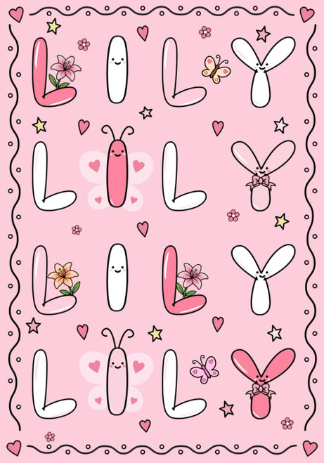 Lily: A Personalized Notebook for Those Lucky Enough to Have the World?s