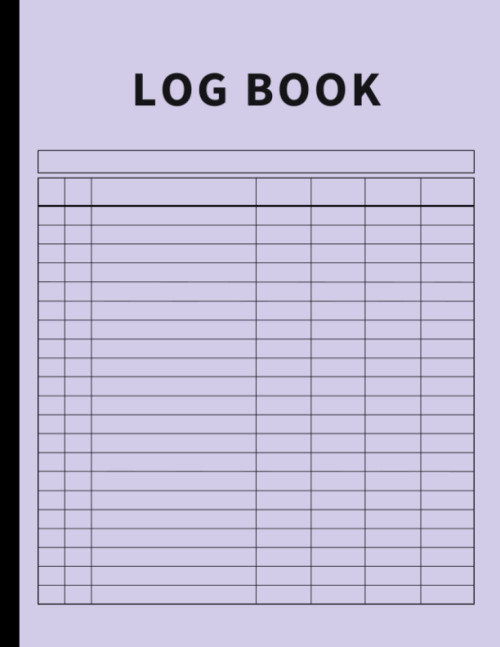 Log Book: Large Multipurpose with 7 Columns to Track Daily Activity